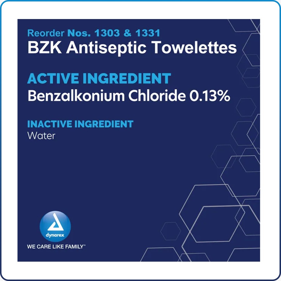 BZK Antiseptic Towelettes