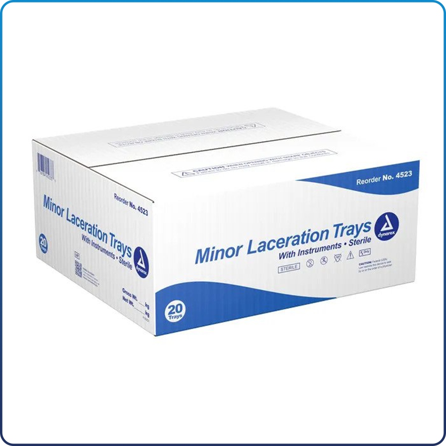 Minor Laceration Tray w/ Instruments