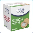Sheer Plastic Spot Bandage - Sterile