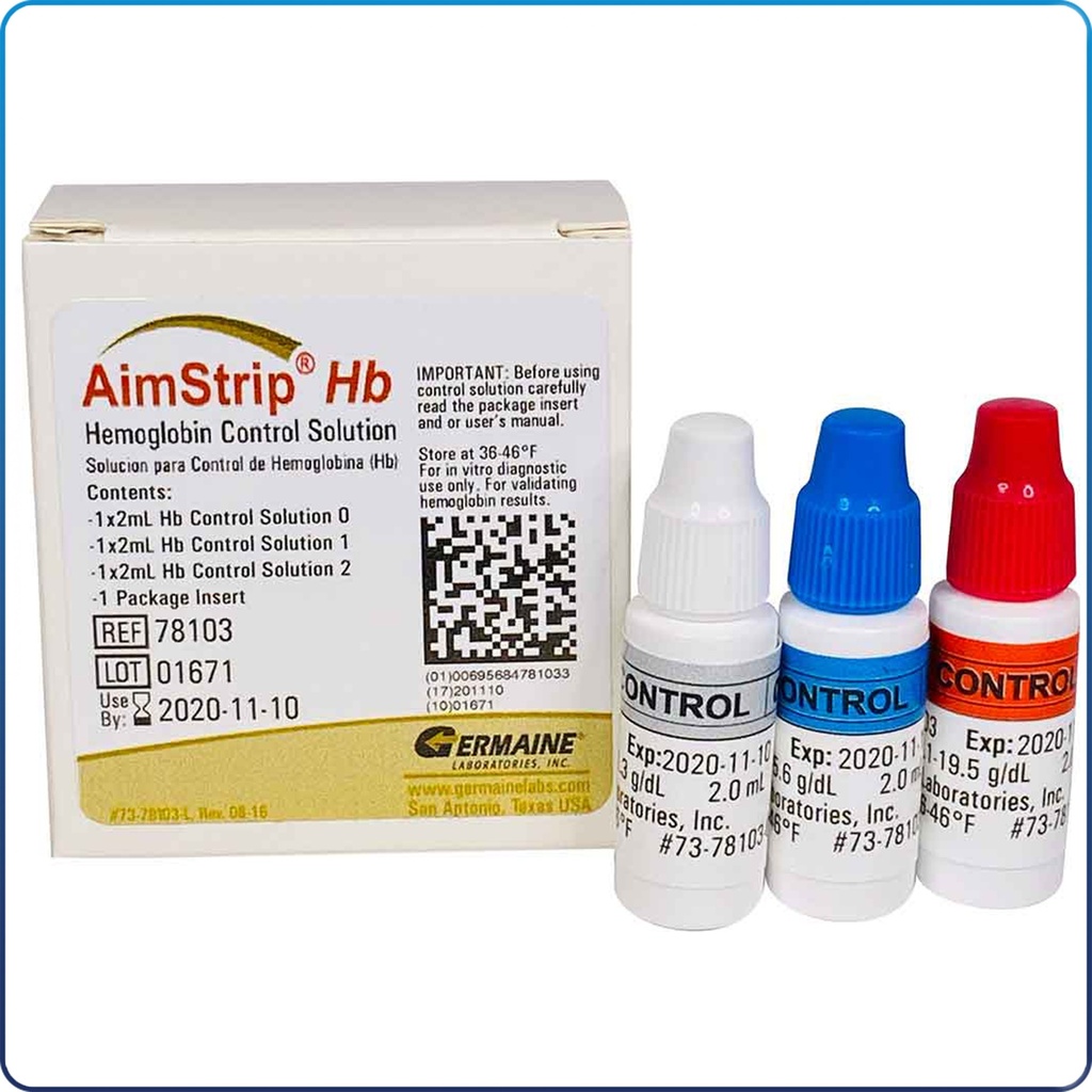 AimStrip Hb Control Set (Hemoglobin)