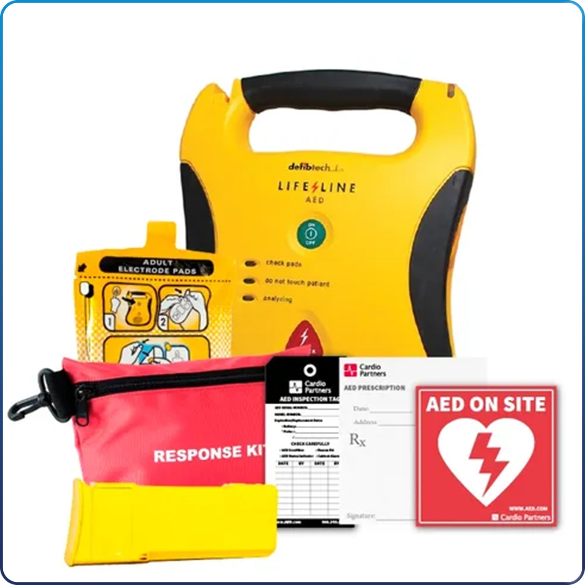 [DCFA120EN-Set] DefibTech Lifeline AUTO AED Standard Package