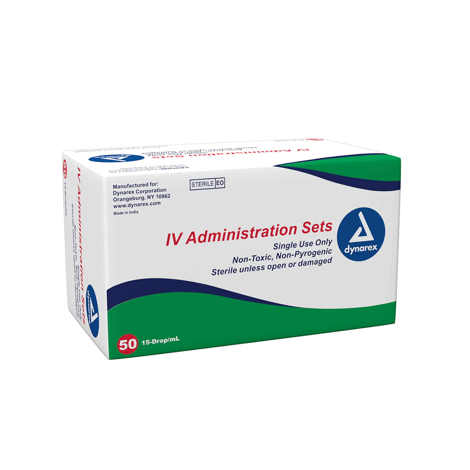 IV Administration Set - 15 Drop, 83", 1 Needleless Port, 1 Inje,