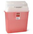 [7085203] Sharp Container, 3 Gal, Red Sharp star, Counter Balanced Lid