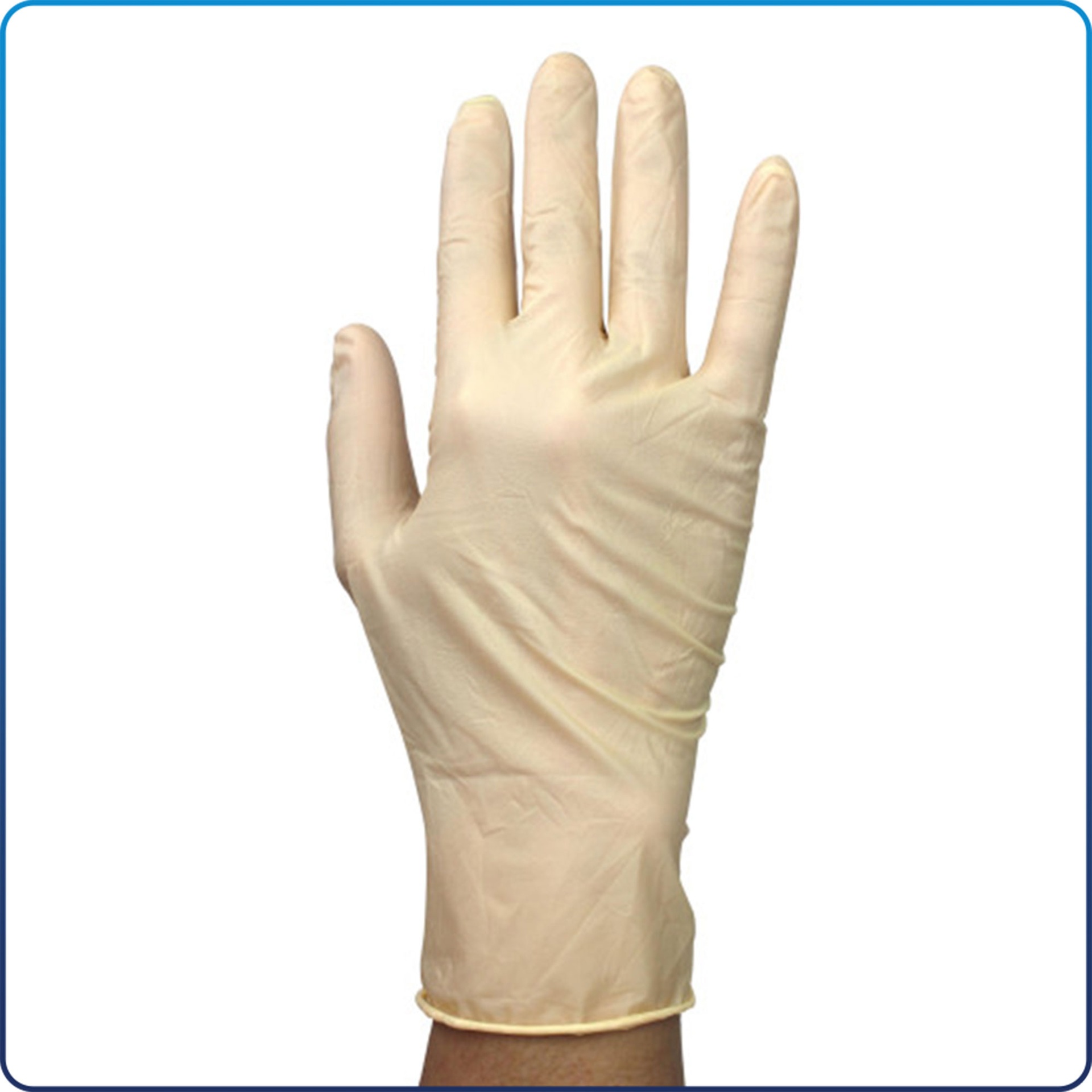 Sterile Latex Exam Gloves, Powder-Free Box of 50