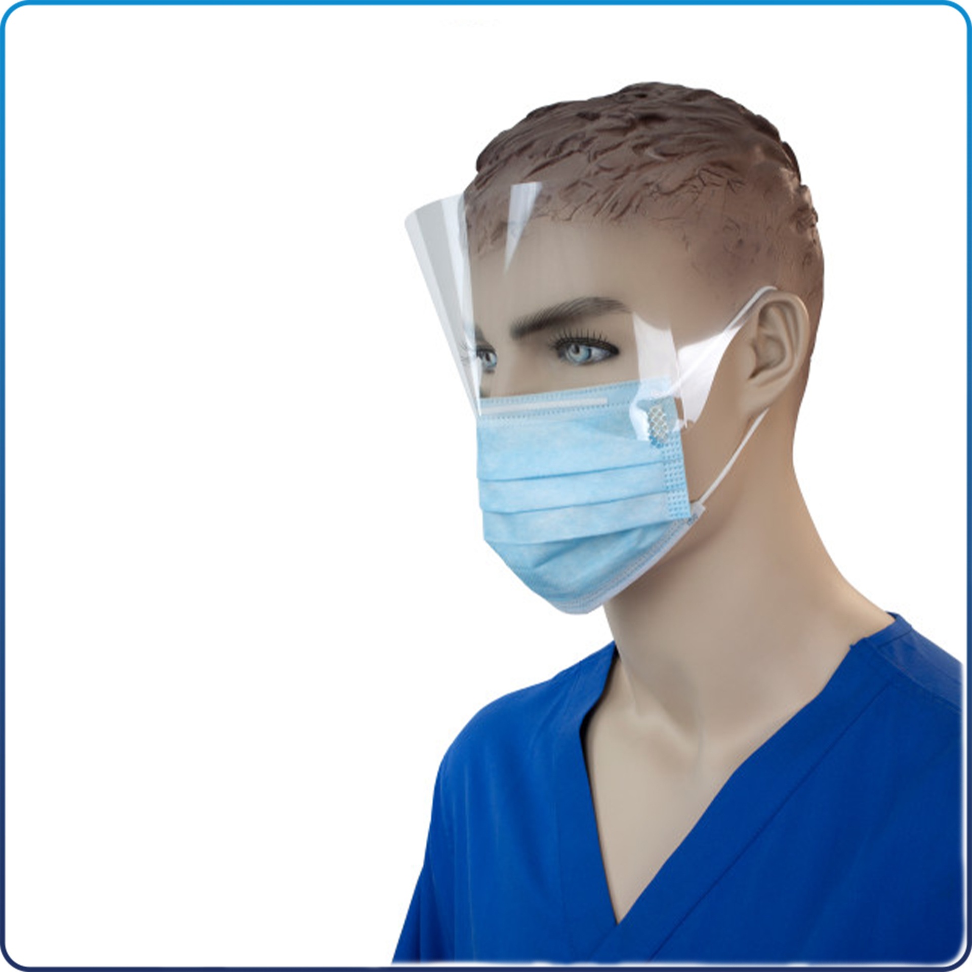 [DYN2202] Procedure Face Mask w/ Shield, Earloops