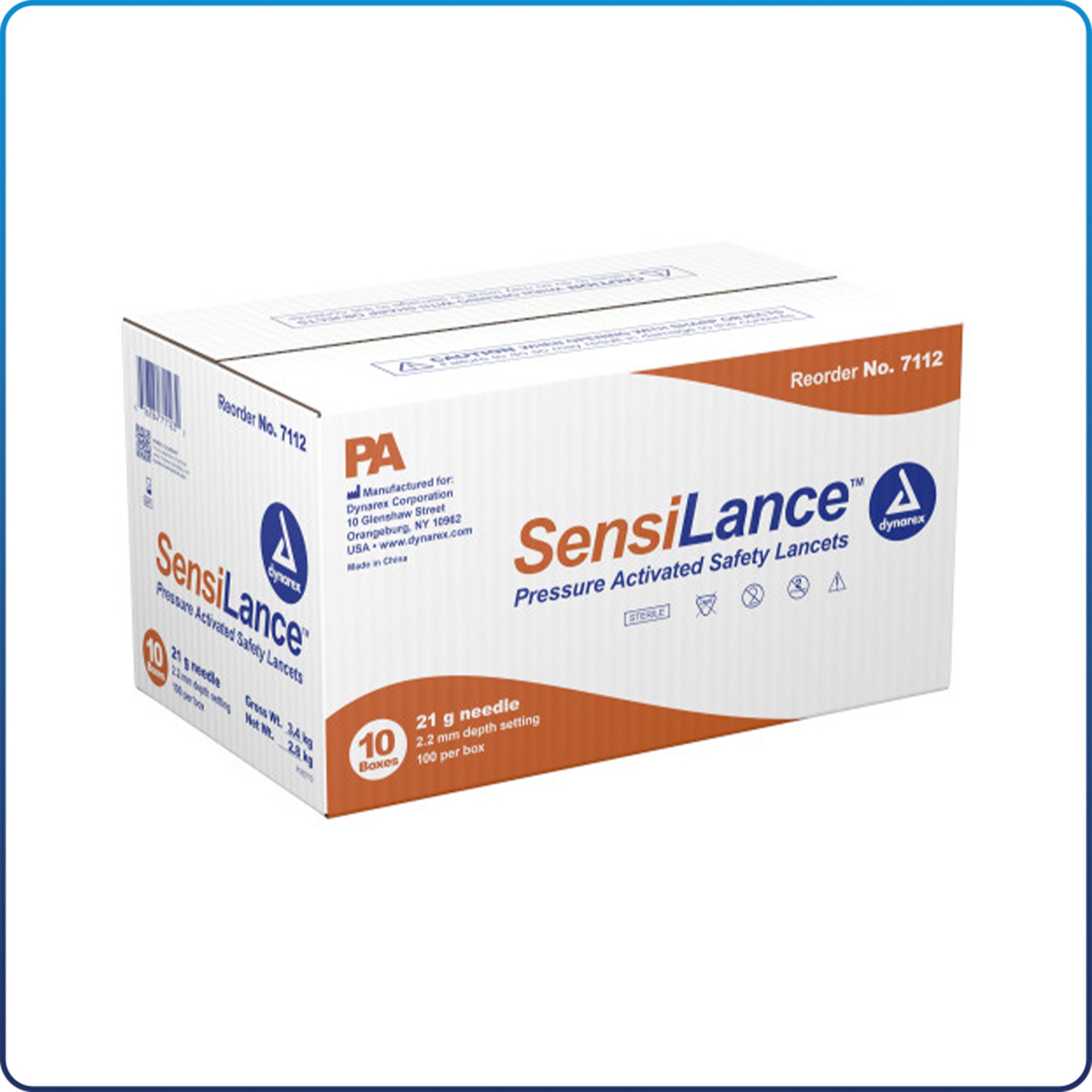 SensiLance 21G Safety Lancet