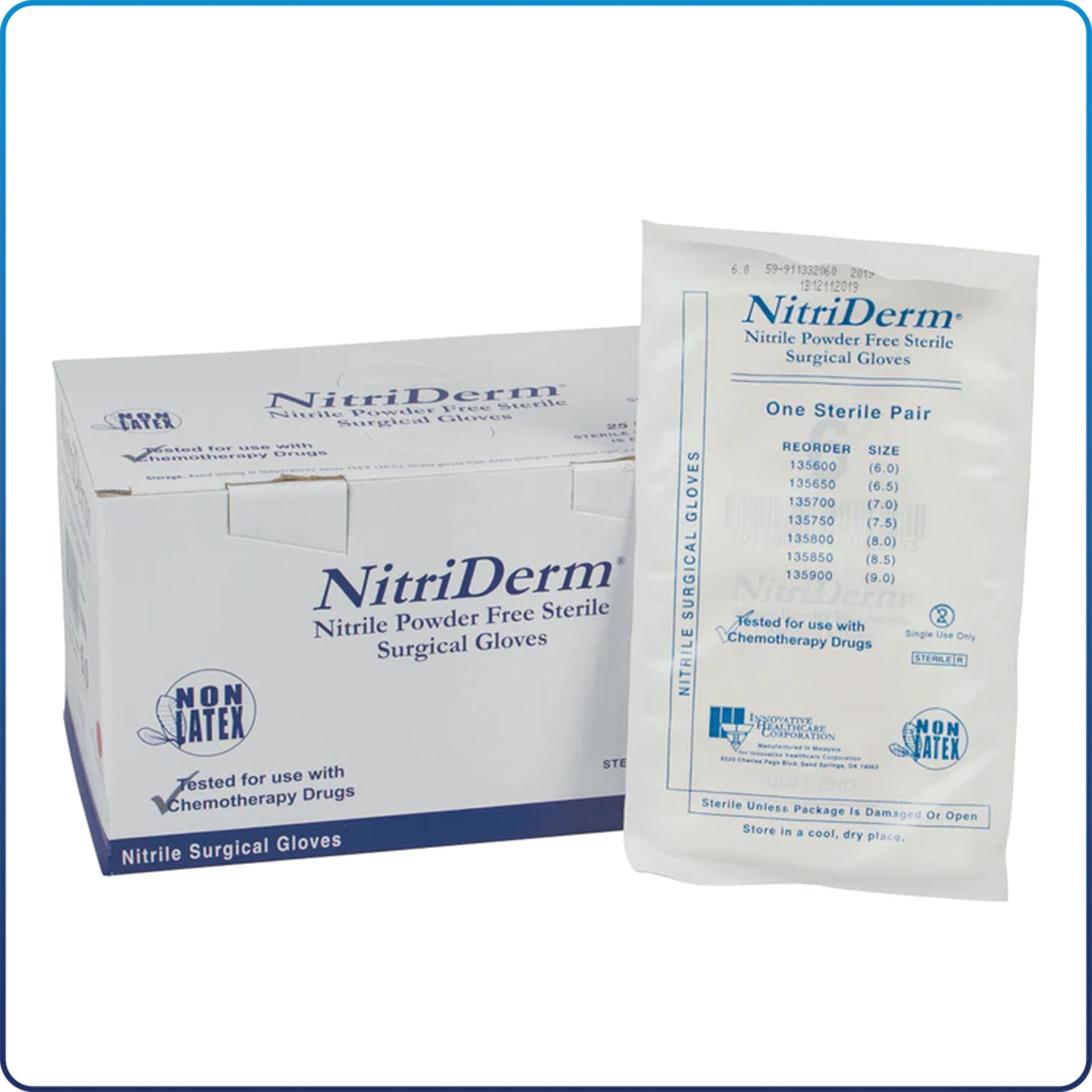NitriDerm® Nitrile Surgical Gloves