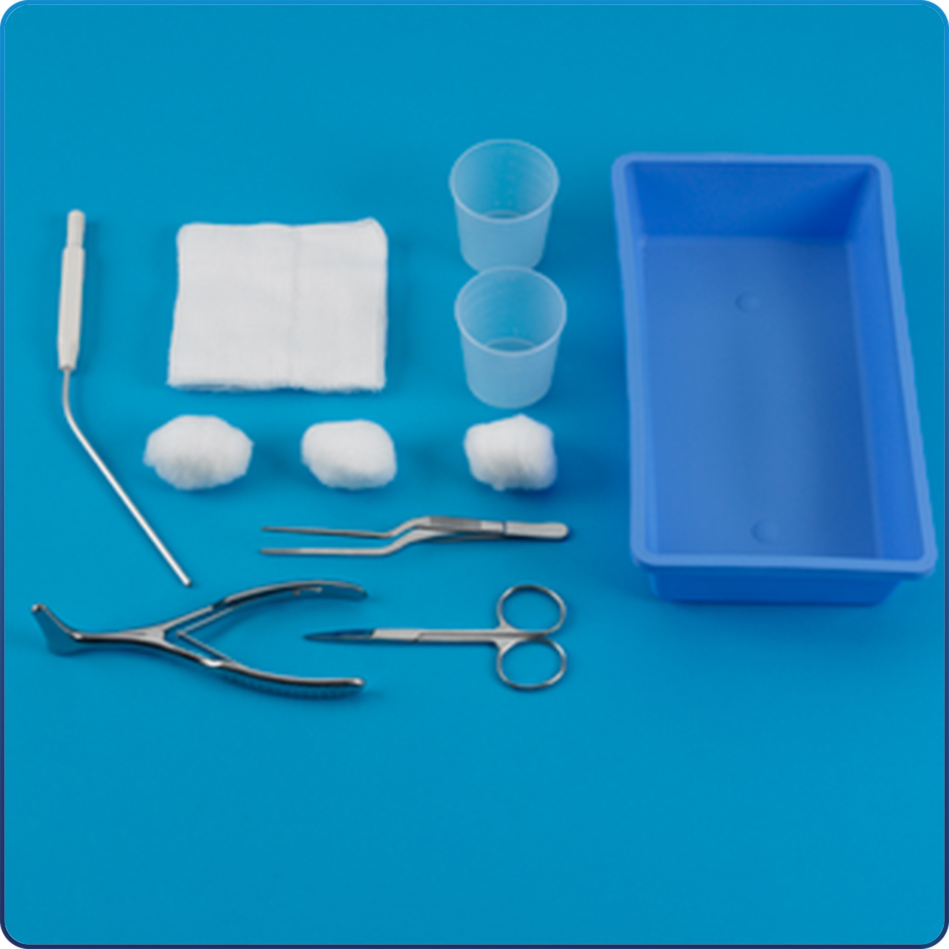 [756640] Busse Nosebleed Tray Sterile