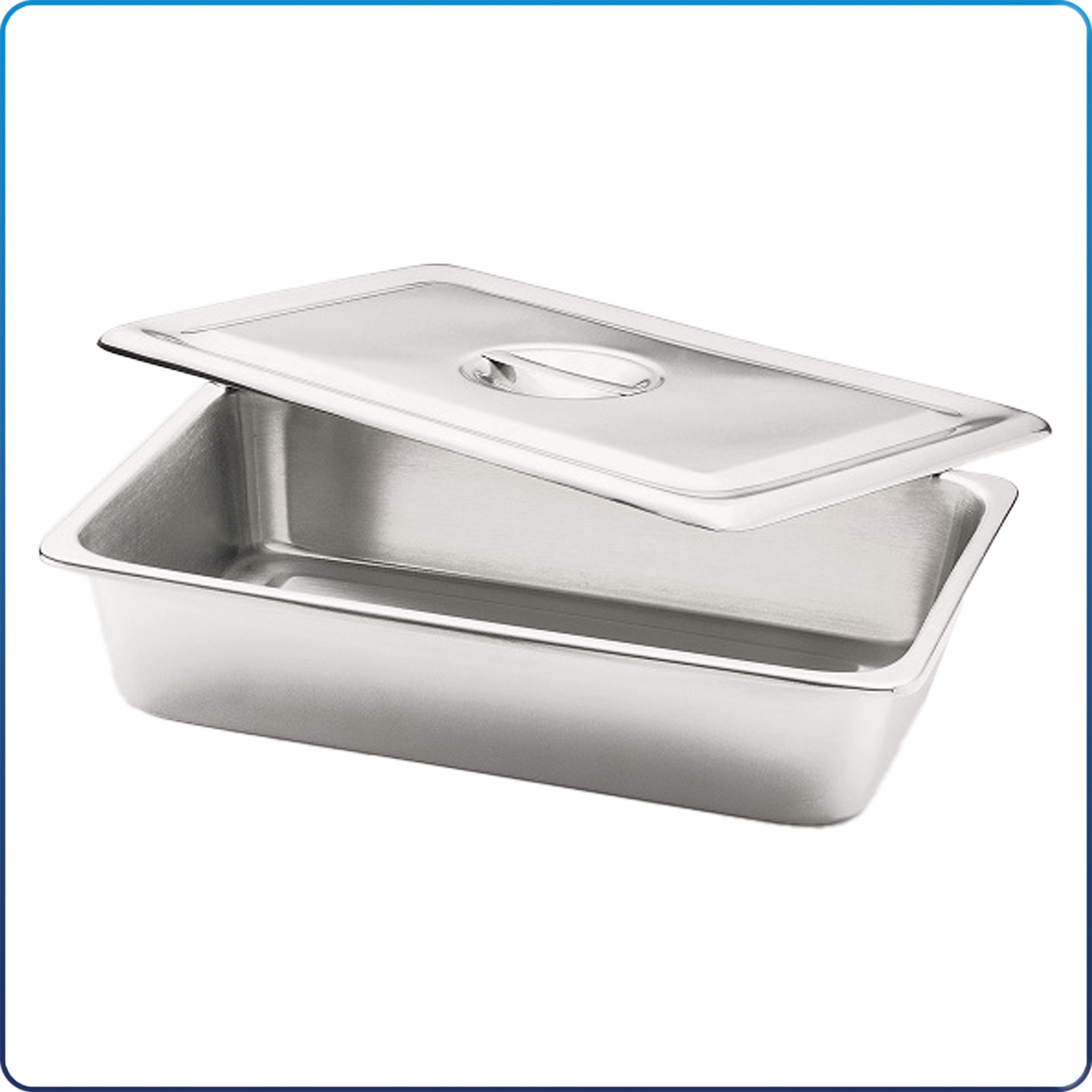[7564260] Stainless Steel Instrument Tray 12"x8"x2"