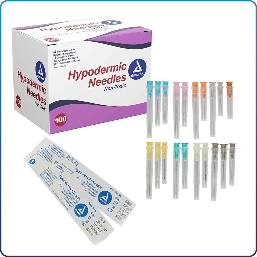 Hypodermic Needles Non Safety Box of 100