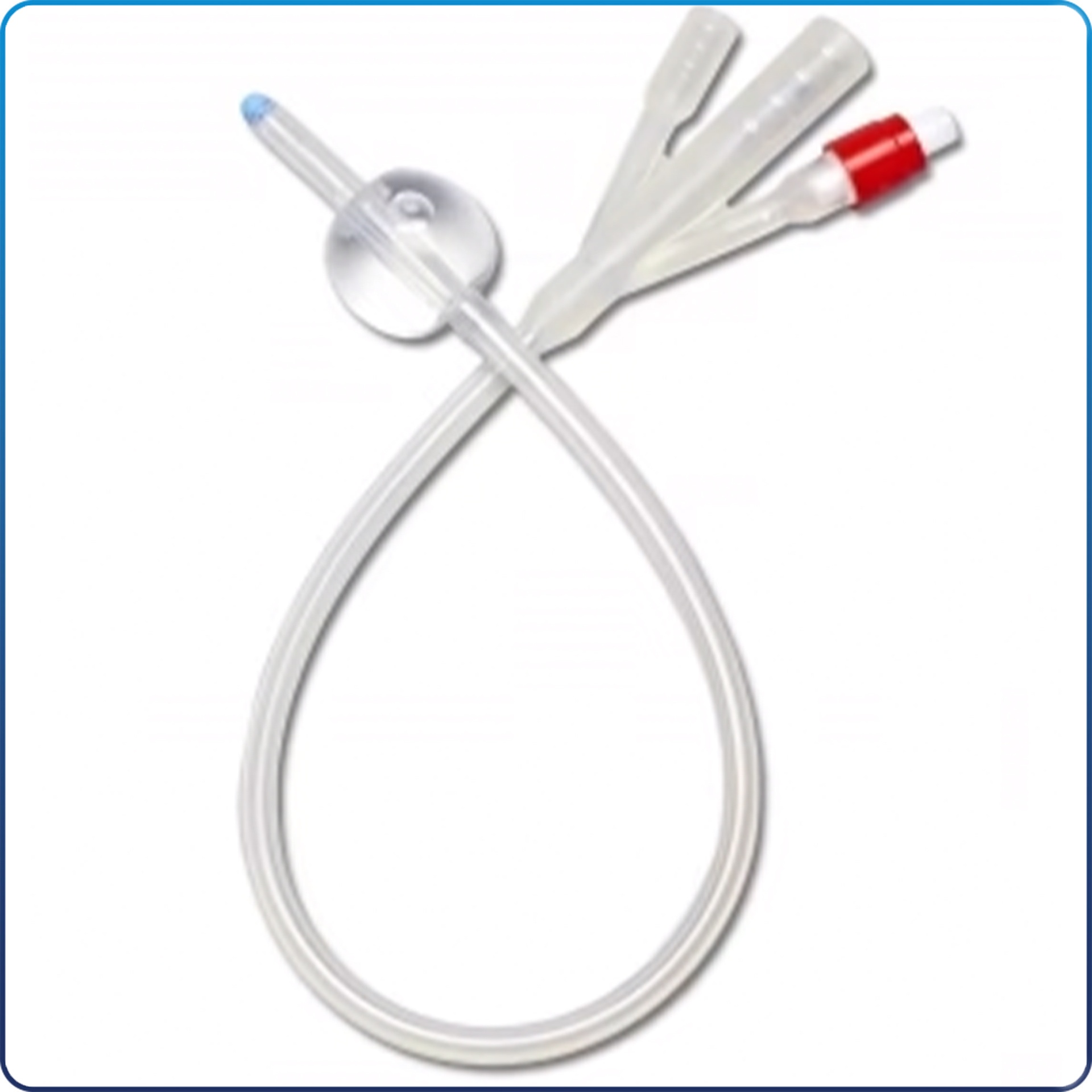 [11575] Foley Catheter 100% Silicone 3-Way 22Fr 30mL