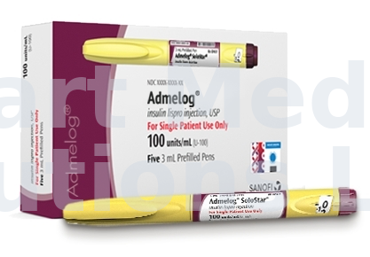 ADMELOG INJ 100U/ML 3 ML