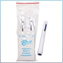 Cobalt Blue 3-Pack Disposable Penlights With Cobalt Filter