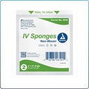 2x2, Non-Woven IV Sponge, 6 Ply, Sterile 2's, 35/Bx