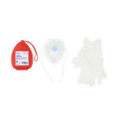 CPR Rescue Mask Kit w/ One-Way Valve, Barrier Filter and Pai