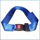 Nylon 2 pc. Metal Buckle & Loop End Spine board Strap - 7'