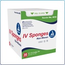 2x2, Non-Woven IV Sponge, 6 Ply, Sterile 2's, 35/Bx