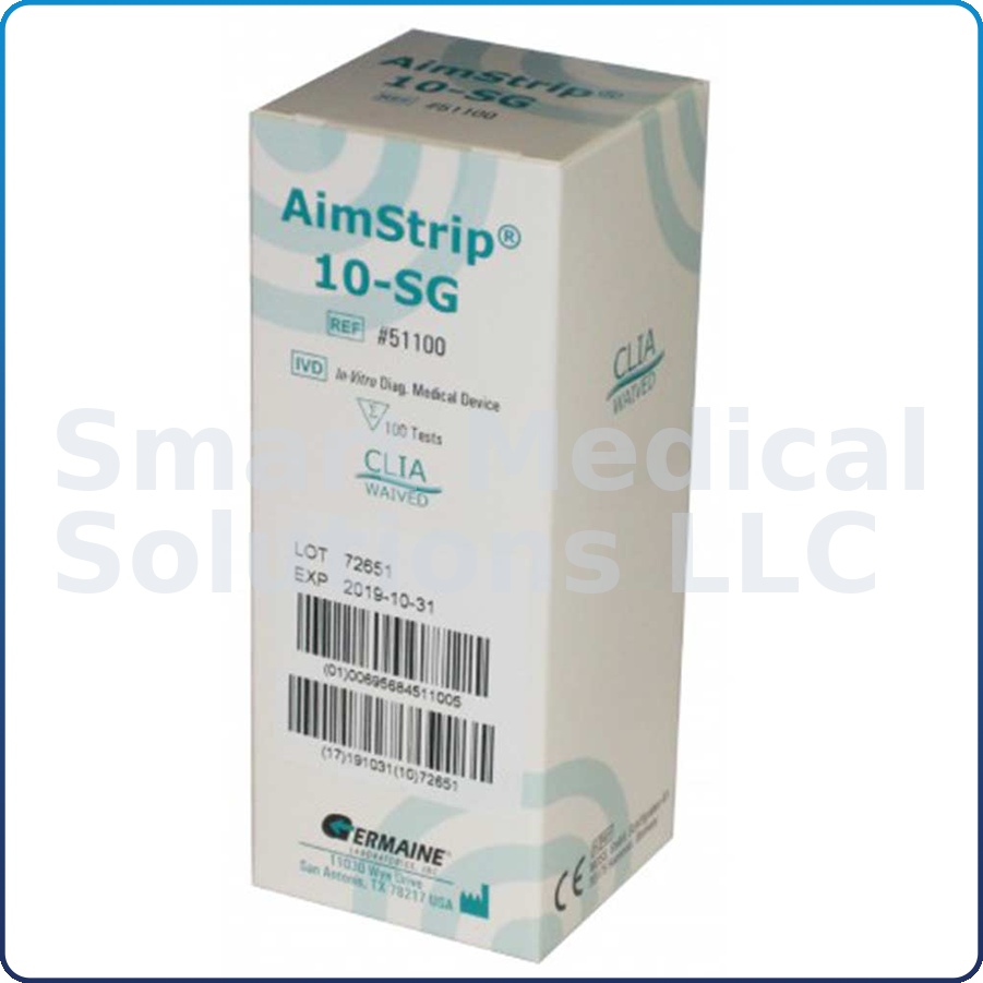 AimStrip® 10-SG, 100/bottle