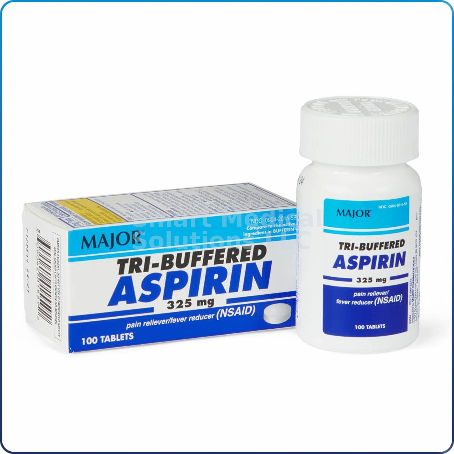 Aspirin 325mg Enteric-Coated Tabs 100/Btl
