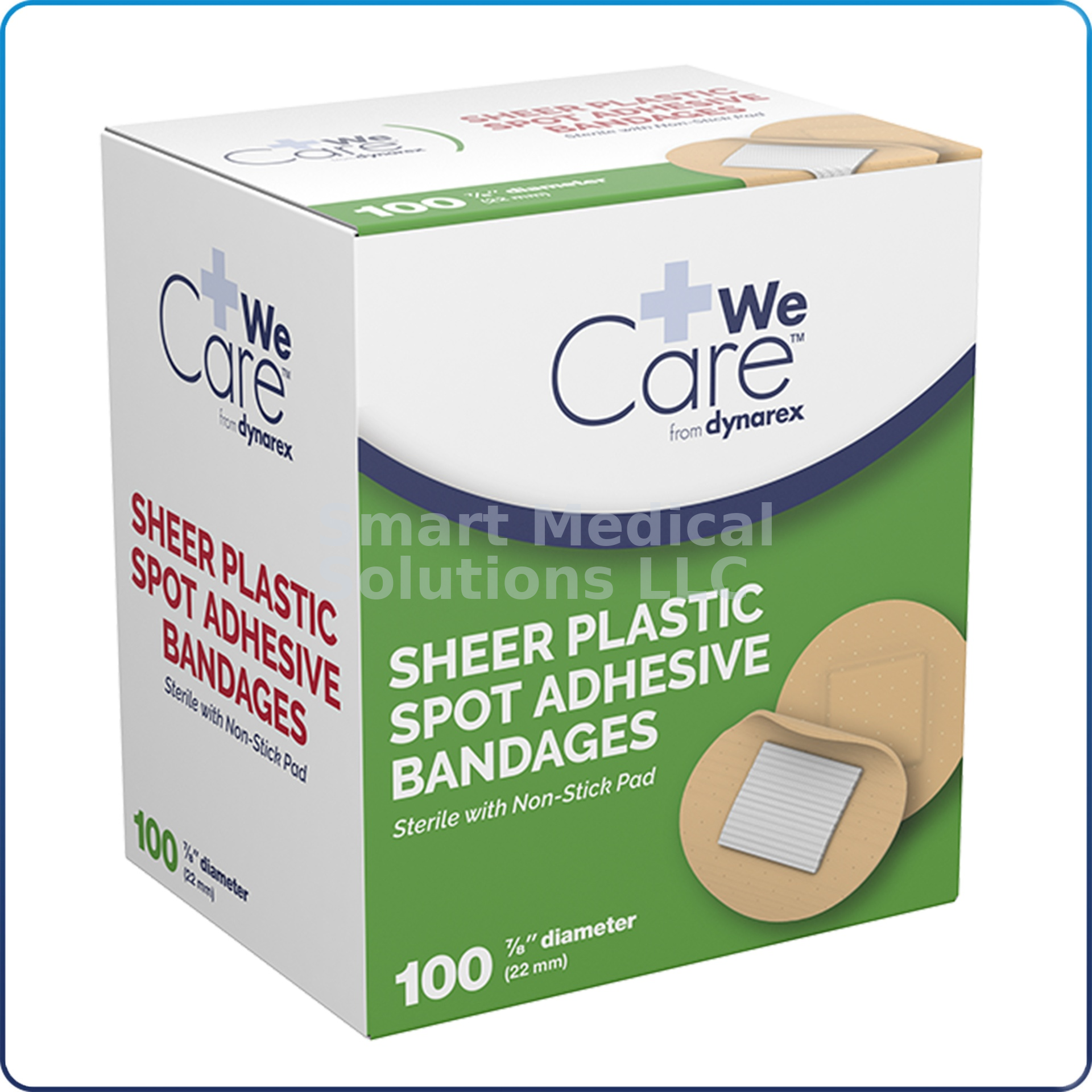 Sheer Plastic Spot Bandage - Sterile