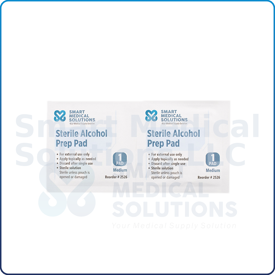 Alcohol Prep Pad Sterile Medium 200/Bx