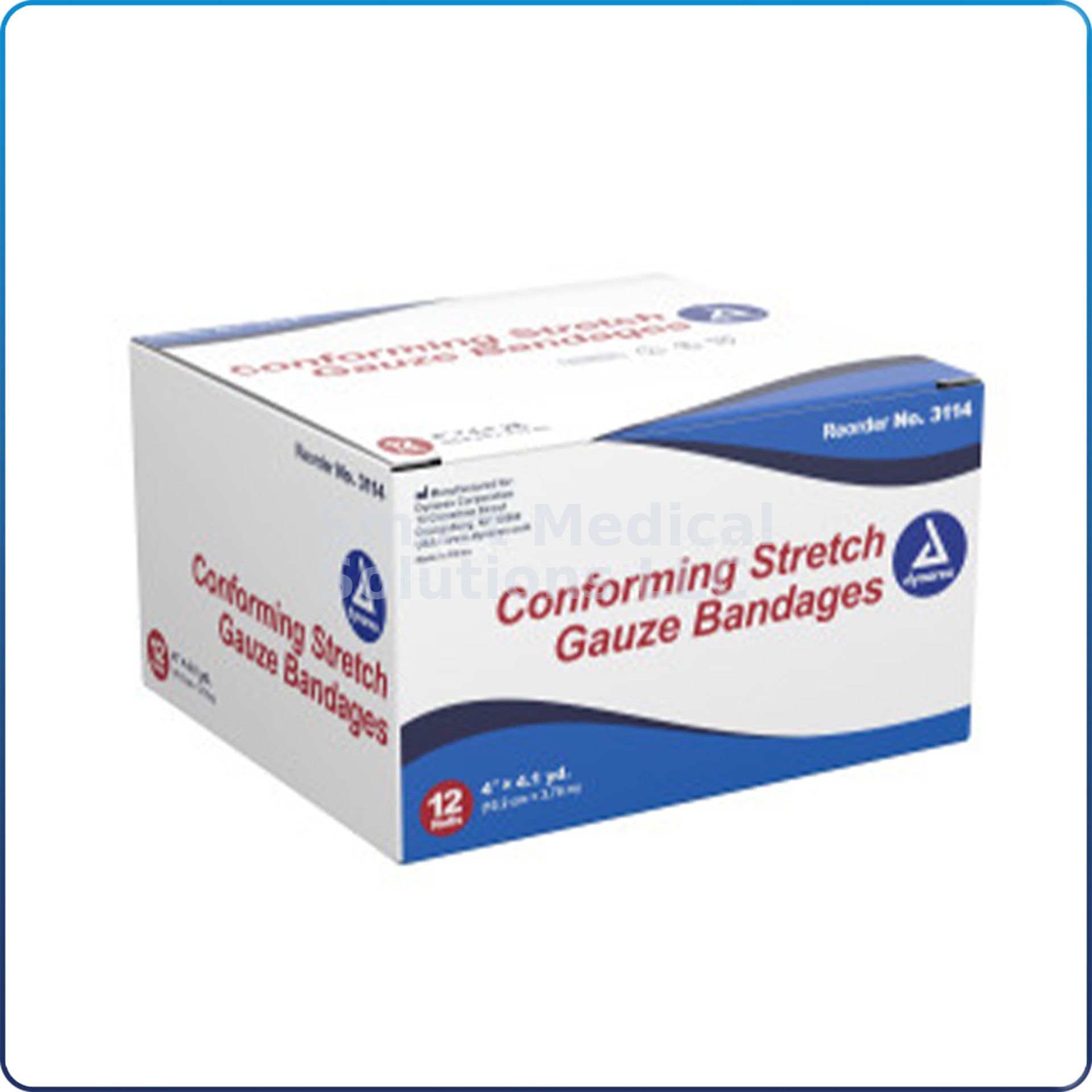 Stretch Gauze Bandage 4" Roll Sterile, 12/bx