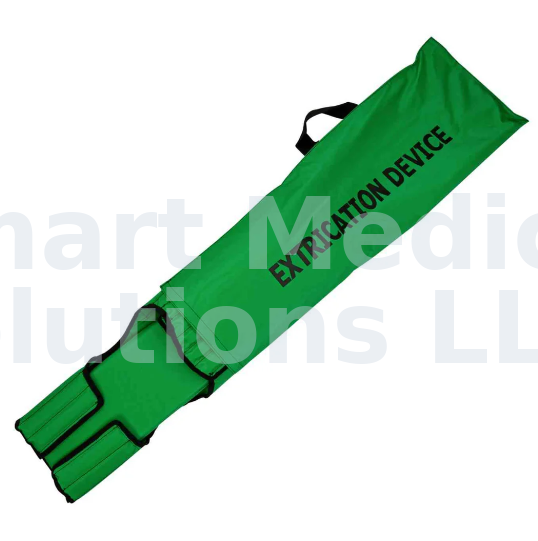 First Aid KED Extrication Device - Immobilization Paramedic EMT Trauma Kit with Carrying Case - Green