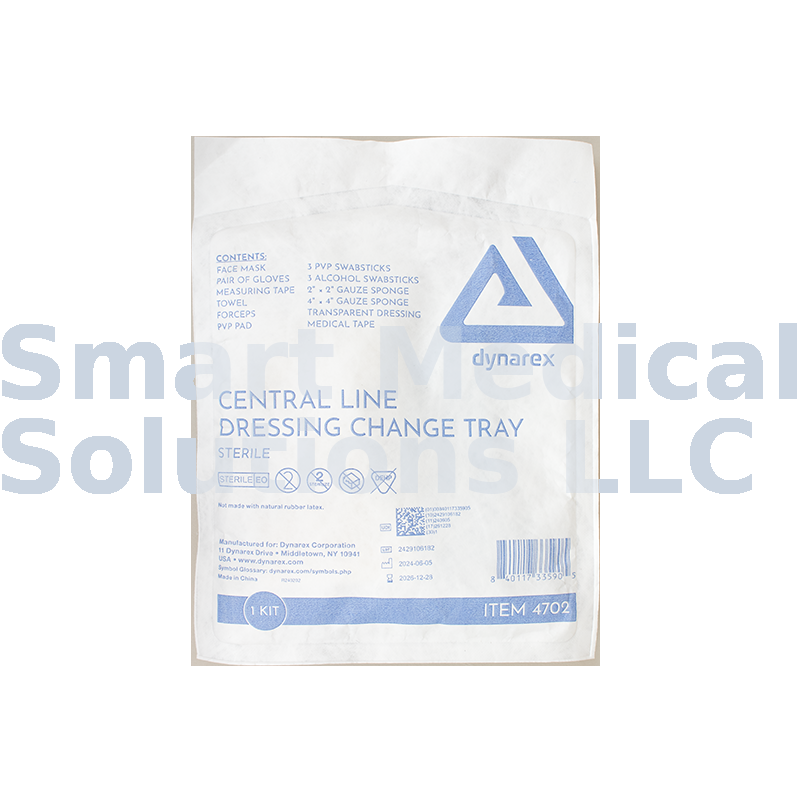 Central Line Dressing Change Tray - Sterile 20/cs