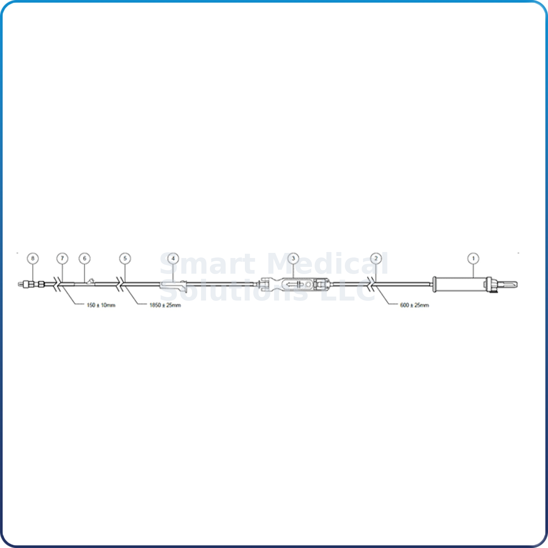 Sapphire IV Admin Set Macrobore 113 Inch