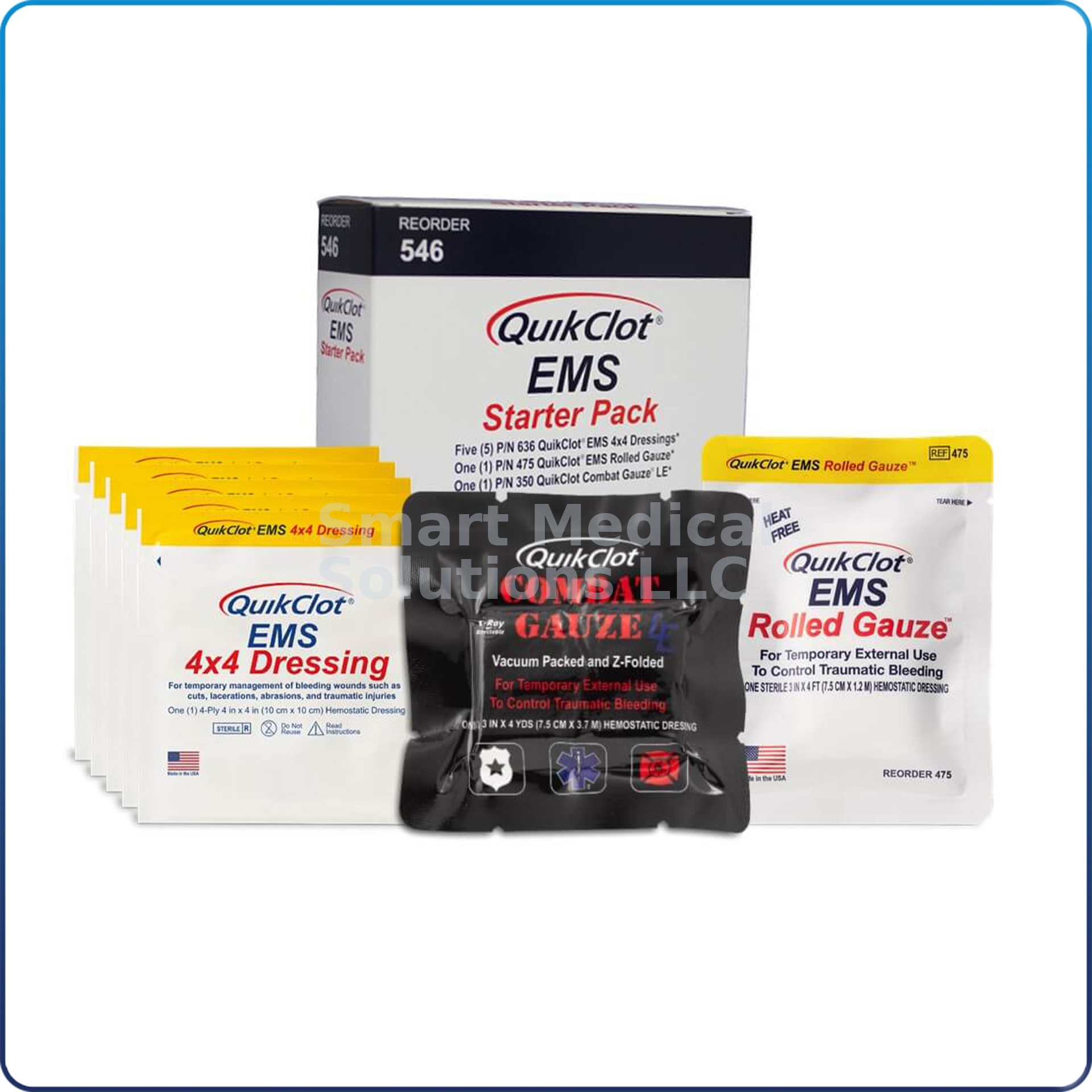 QuikClot EMS Starter Pack