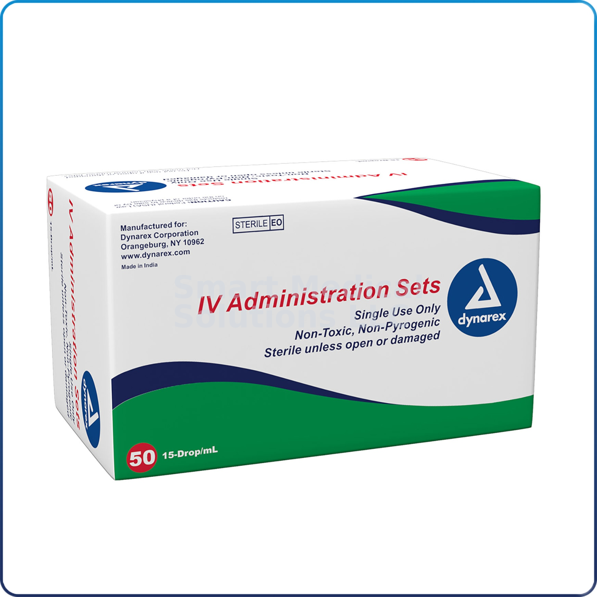 IV Administration Set - 15 Drop, 83", 1 Needleless Port, 1 Inje,