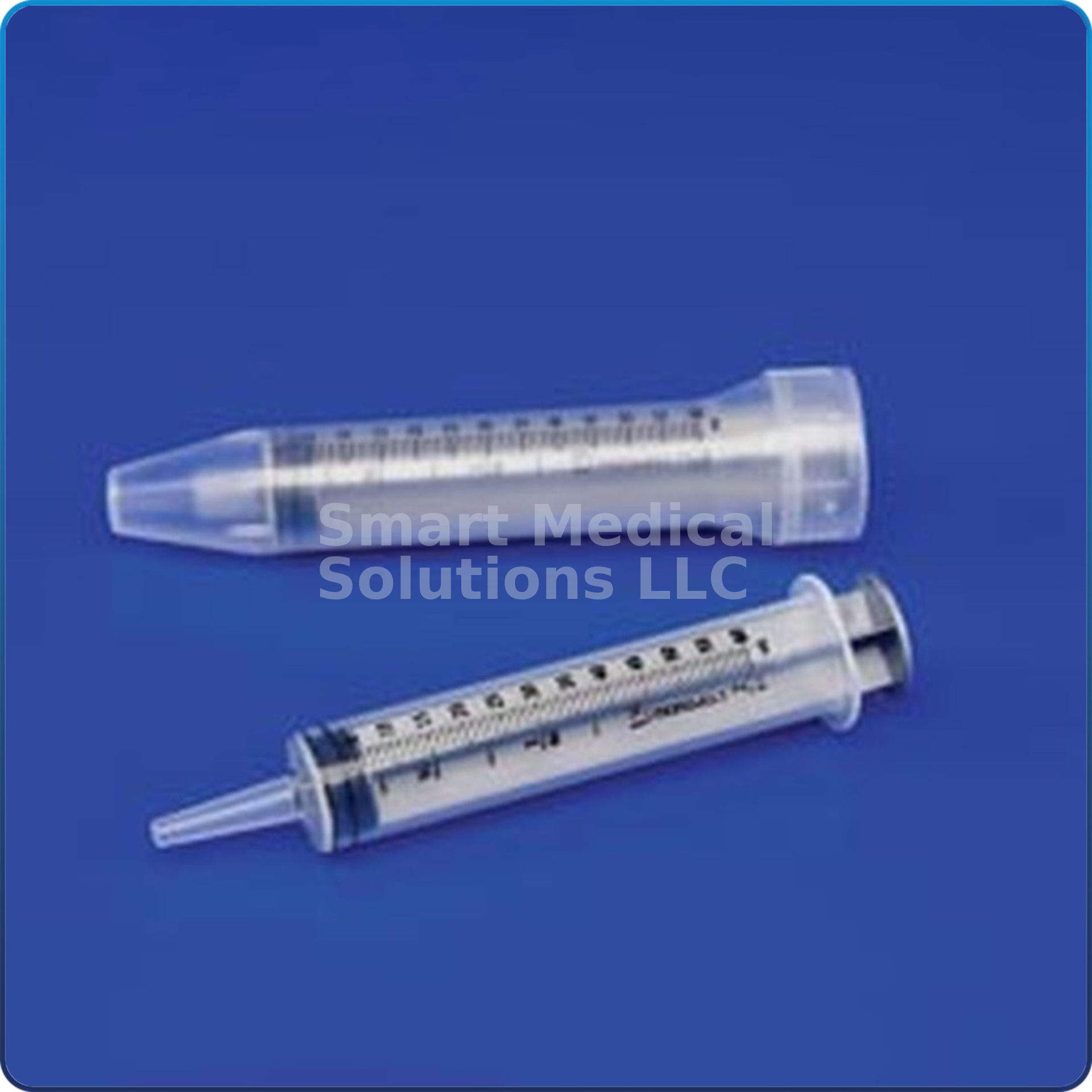 Syringe Only, 60mL, Toomey Tip, 5cc & ¼ oz Increment Graduations, 20/bx
