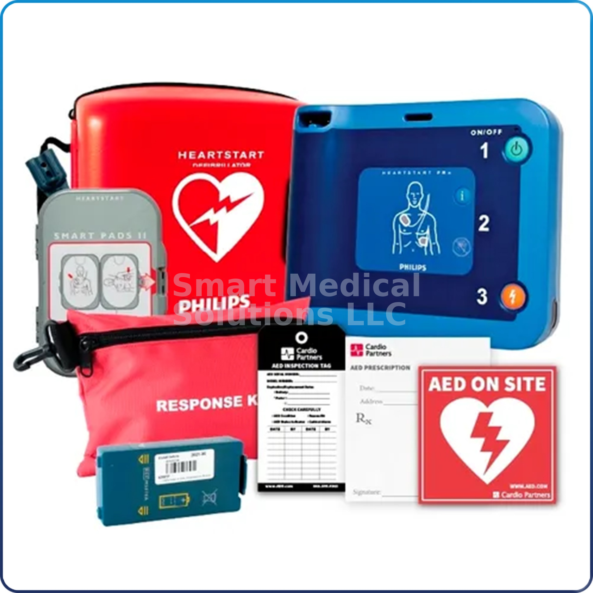 Philips HeartStart FRX AED Inc. SMART Pads II Battery Carry Case