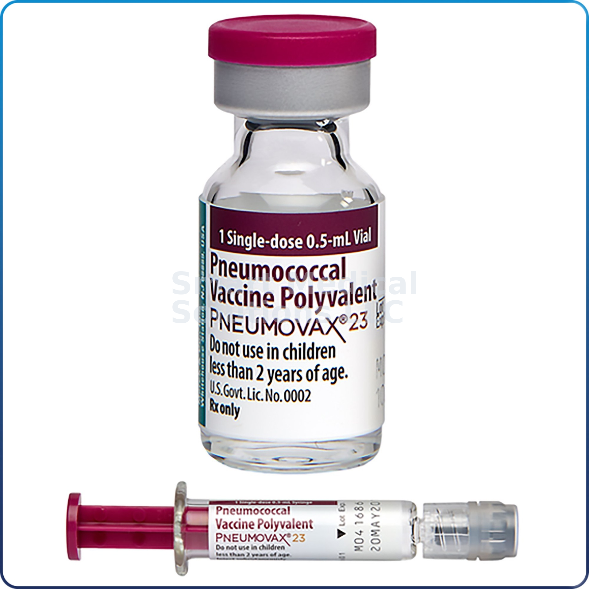 PNEUMOVAX 23 INJ PFS Vaccine 25MCG/0.5ML 10X0.5 ML