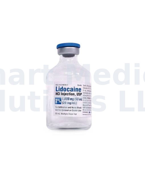 Lidocaine HCl Injection 2% MDV 50mL